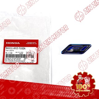 Tem Rời Wave RSX 110 Fi 2021 2022 Trắng Đen Bánh Mâm Phanh Đĩa Chính Hãng - ZZM