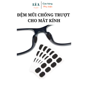 Bộ 8 Miếng Dán Đệm Mũi Bằng Mút Xốp Chống Trơn Trượt Làm Êm Đệm Mũi cho Mắt Kính