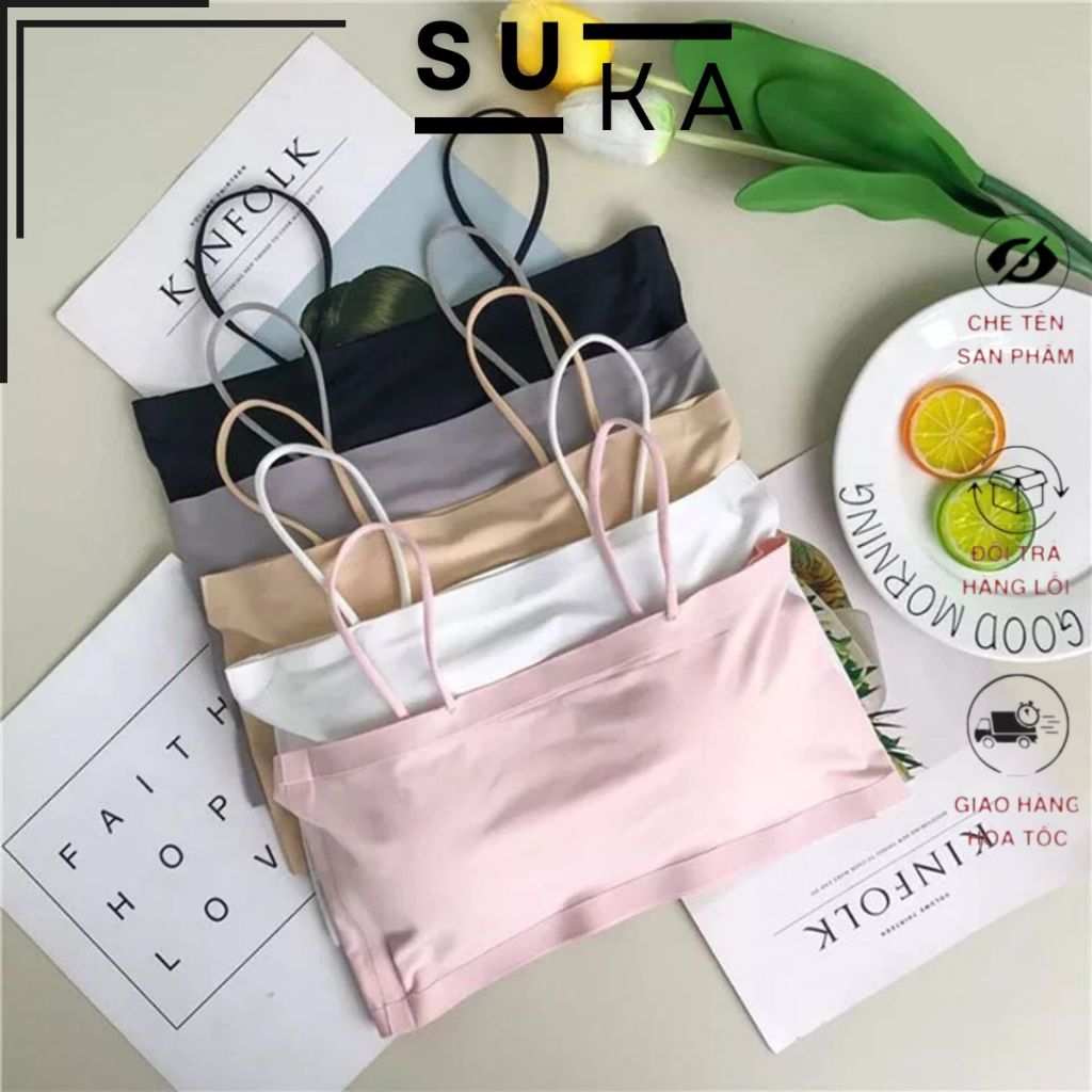 Áo Bra Quây Đúc Su Trơn Áo 2 Dây 8881