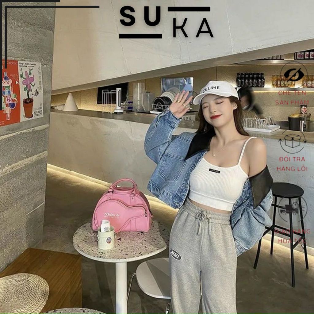 Áo Bra 2 Dây Len Tăm Có Đệm Ngực 6703
