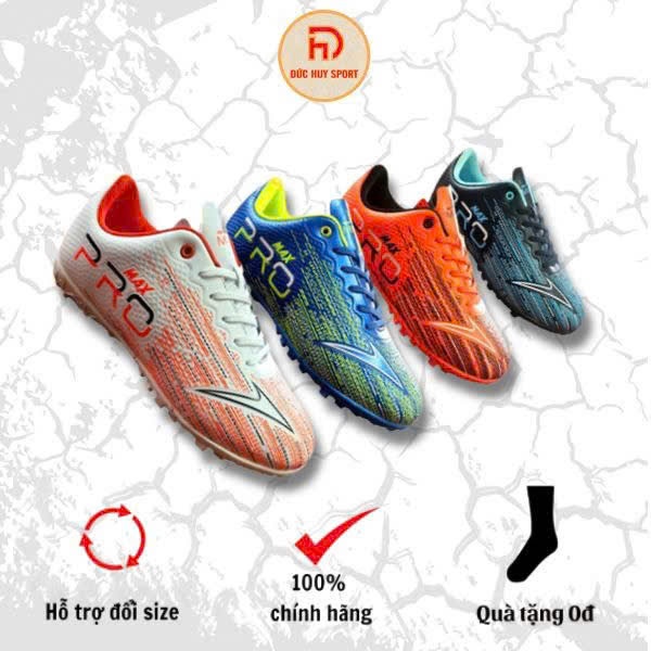 (Khâu Full Đế) Giày Bóng Đá Cao Cấp Chính Hãng Mira Promax Trẻ Em - Người Lớn - Bám Sân Tốt