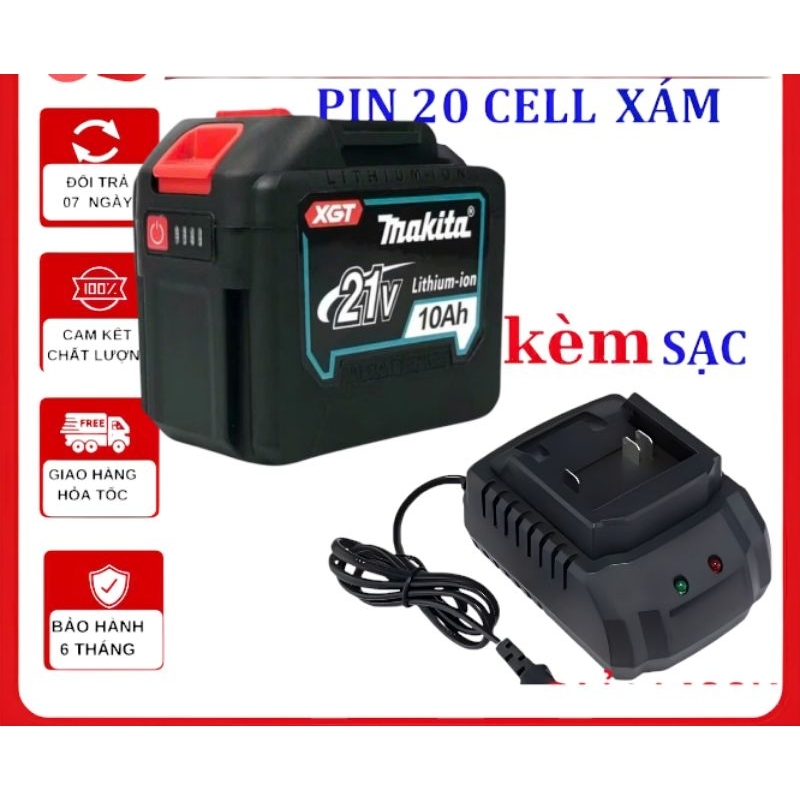 Pin máy khoan makita 20 15 10 cell chân phổ thông 4 cm | Shopee Việt Nam