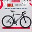 Xe Đạp Fixed Gear Bull FS24 Có Phanh Phụ, 2 Líp Sau Linh Động- Kèm Quà - Xe Đạp Tay Cong Thể Thao