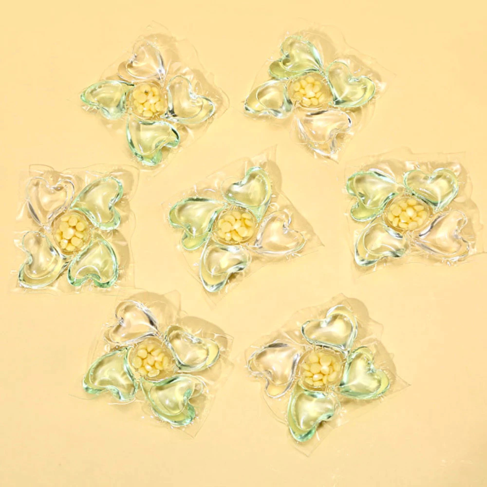 Hộp 140 viên giặt 5IN1 khử khuẩn 99% hương hoa dịu nhẹ, Viên giặt xả thơm làm mềm quần áo