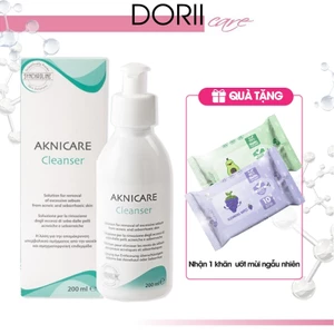 Gel Rửa Mặt Aknicare Cleanser Cho Da Dầu Mụn 200ml tặng khăn giấy