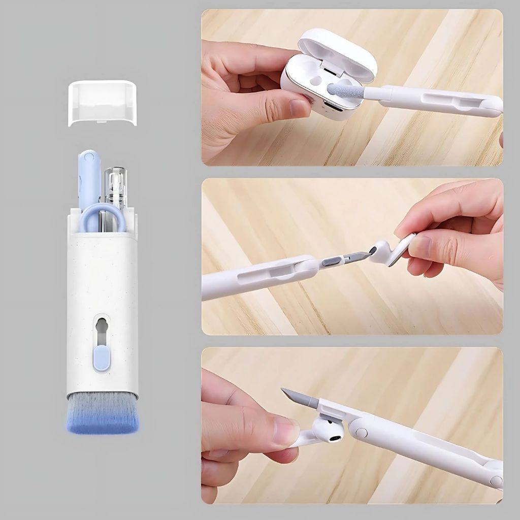 Bộ Vệ Sinh 7 in 1 Đa Năng – Dùng Cho Laptop, Bàn Phím, Tai Nghe – Nhỏ Gọn, Tiện Lợi, Dễ Mang Theo | BigBuy360 - bigbuy360.vn