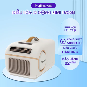 Máy điều hòa mini di động thông minh FUJIHOME PAC05 hiệu suất vượt trội - Bảo hành 24 tháng, làm lạnh nhanh
