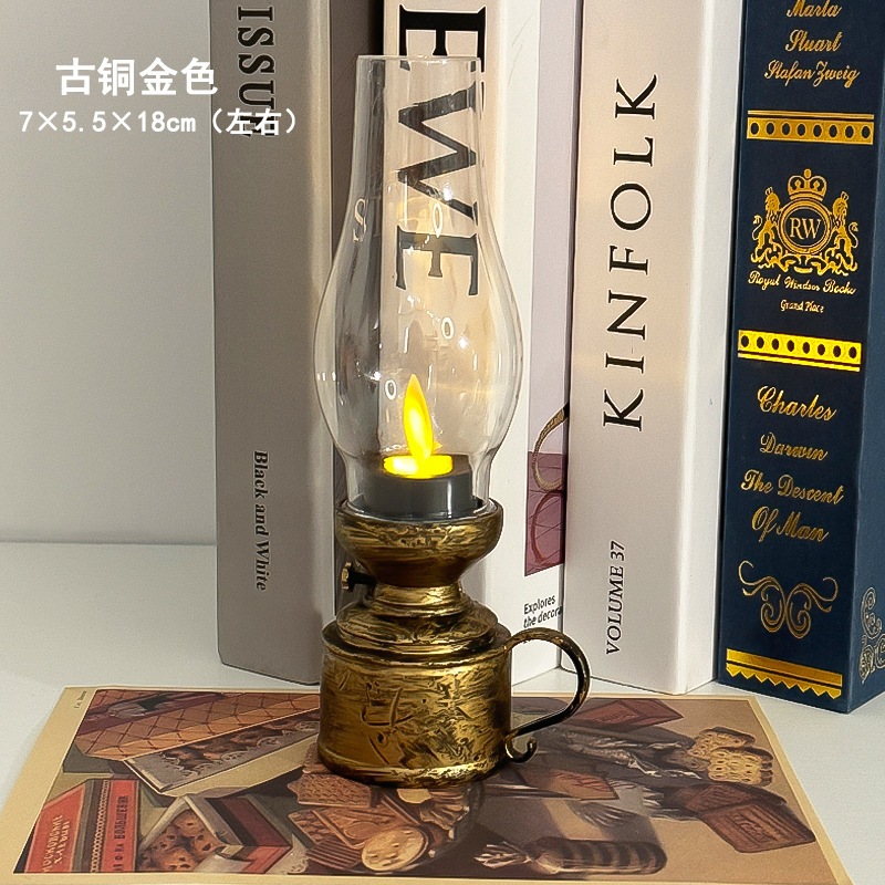 ĐÈN DẦU PIN, ĐÈN DẦU PHONG CÁCH RETRO ,ĐÈN NGỦ ĐÈN TRANG TRÍ TIỆC PARTY DÃ NGOẠI NGOÀI TRỜI | BigBuy360 - bigbuy360.vn