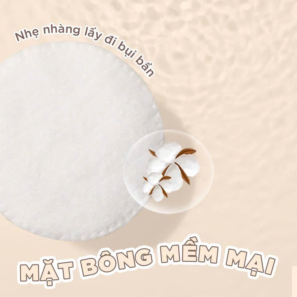 Ảnh Bông tẩy trang HORUS Soft Cotton Pads 3