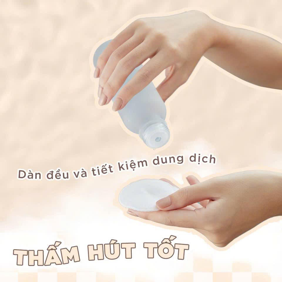 Ảnh Bông tẩy trang HORUS Soft Cotton Pads 4