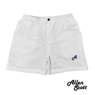 Quần Short Dù Nhăn AS Basic 2 Lớp Nam Nữ - Lưng Chun Thêu Logo Nổi