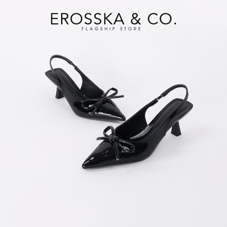 Erosska - Giày cao gót nữ mũi nhọn đính nơ kiểu dáng sang trọng thời trang cao 7cm - EH058