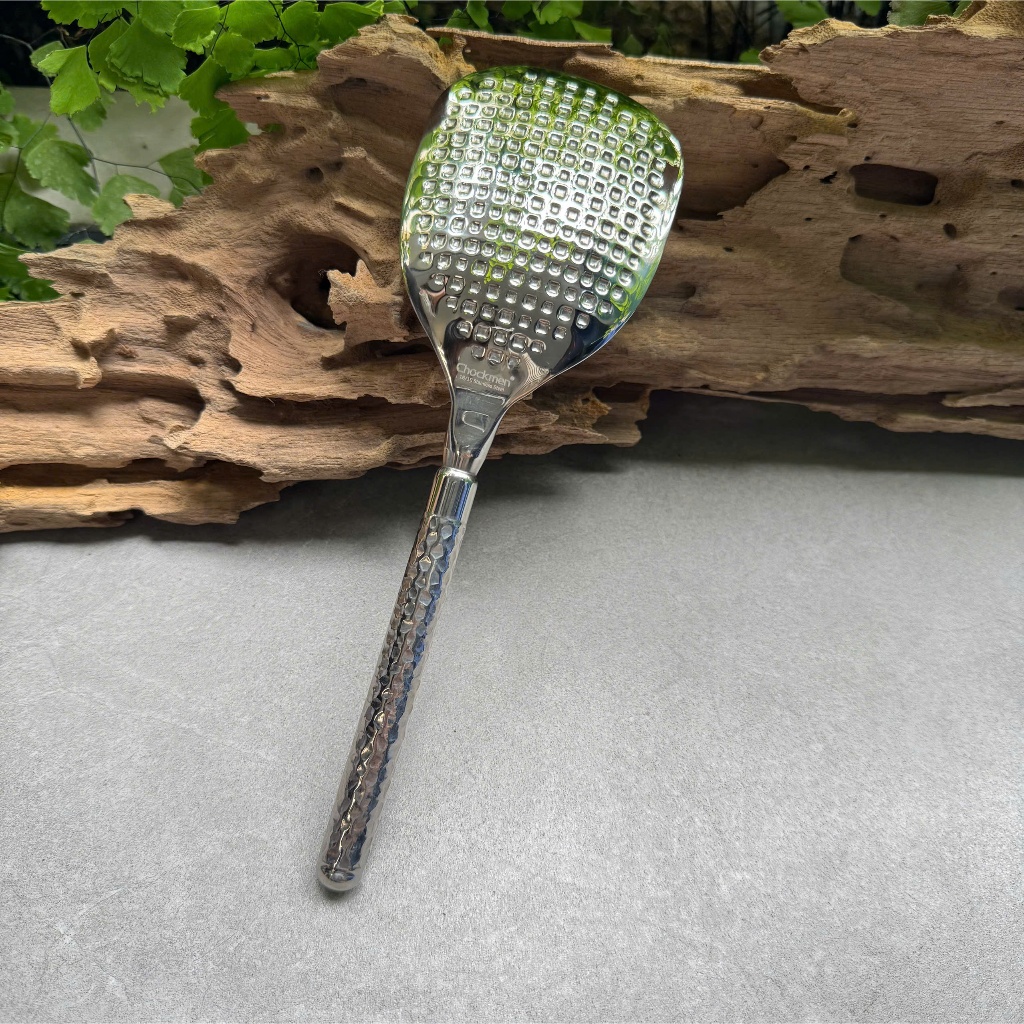 Muôi Xới Cơm CHOCKMEN Inox 18/10 Cao Cấp Thìa Múc Cơm Muỗng Cơm Muôi Cơm SET SẦN TRÒN