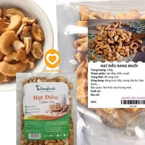 Hạt điều vỡ rang muối làm bánh CHIA-100g - PL122