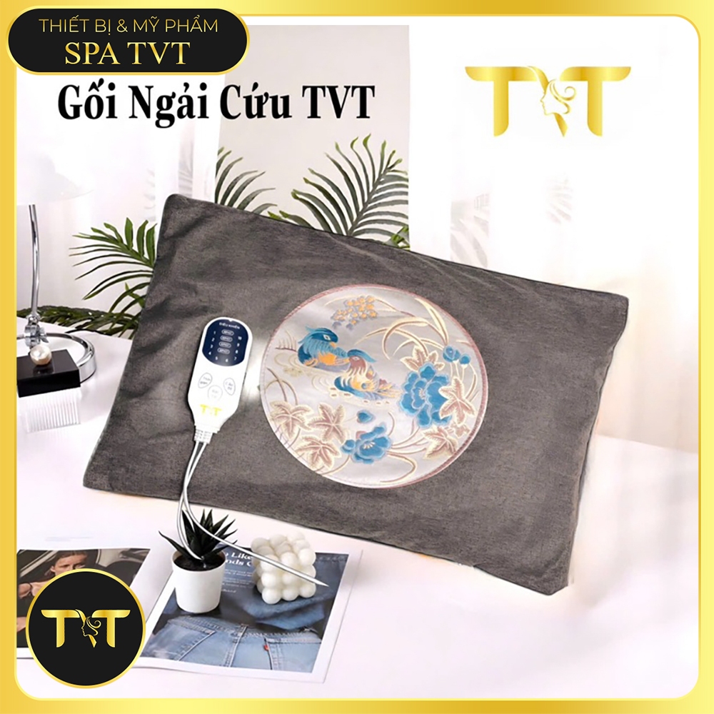 GỐI NGẢI CỨU NÂU TVT, GỐI NGẢI CỨU TVT TRI ÂN, GỐI CHƯỜM NÓNG CỔ VAI GÁY, THƯ GIÃN NGỦ NGON