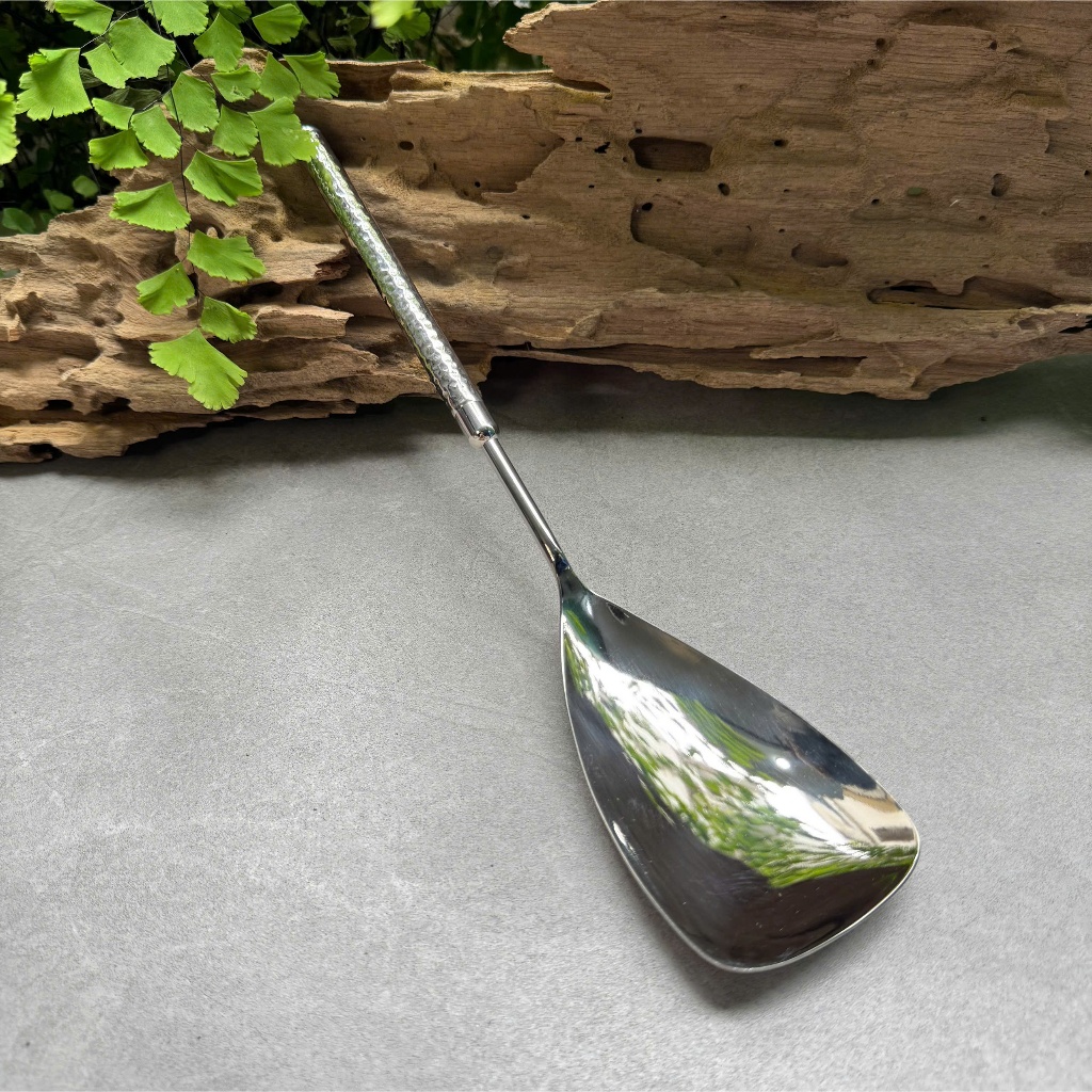 Muôi Sệt CHOCKMEN Inox 18/10 Cao Cấp Muôi Chia Đồ Ăn Thìa Khuấy Muỗng Đảo Xúc SET SẦN TRÒN