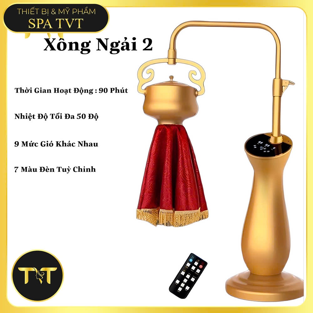 MÁY XÔNG NGẢI CỨU KHÔ TVT XN2, XÔNG HỒNG NGOẠI DƯỠNG SINH, LÀM ẤM CƠ THỂ,THƯ GIÃN, CHĂM SÓC SỨC KHỎE