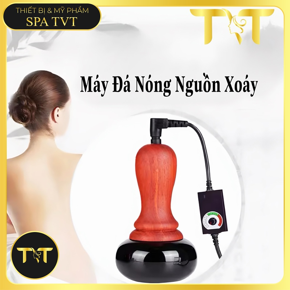 Máy Đá Nóng Xoáy To Massage Body, Chải Thông Kinh Lạc, Chườm Nóng Dưỡng Sinh, Nguồn Xoáy BH 12 Tháng