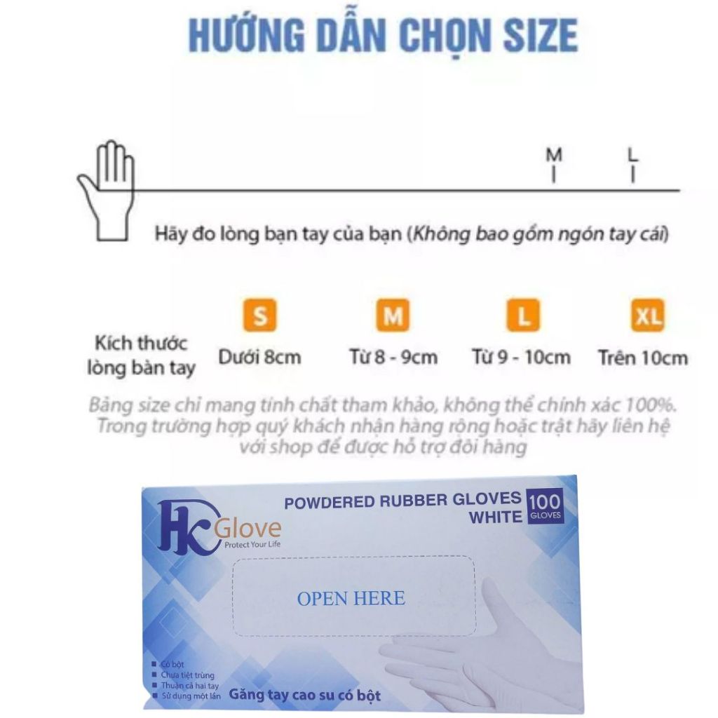 ( Giá sỉ ) Găng Tay Cao Su , Găng Tay Không Bột, Găng Tay Đen, Bao Tay Xanh Hàng Chính Hãng