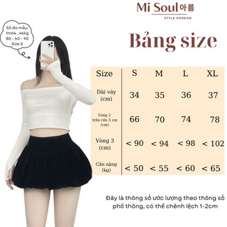 Quần Bí Nhung Xếp Ly Nữ 2 Lớp Dáng Xoè Bồng Misoul, Quần Qủa Bí Tuyết Nhung Xếp Ly Xoè BigSize 368