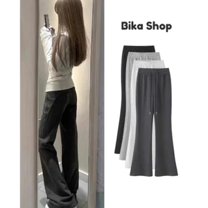 Quần loe nỉ hottrend hách dáng nâng mông. chất nỉ mịn. dày dặn. mẫu mới 2024.(Nỉ F1)