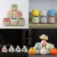 Bộ sưu tập chậu trồng cây, trồng sen đá, cắm hoa mini bằng gốm sứ dễ thương