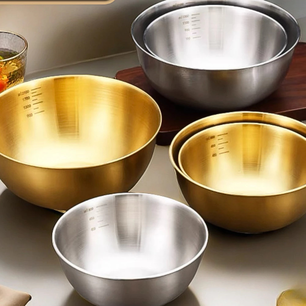 Sét 3 bát trộn bột, tô đựng thực phẩm, thau trộn salad ướp thịt tô đựng cơm canh,chất liệu inox sus