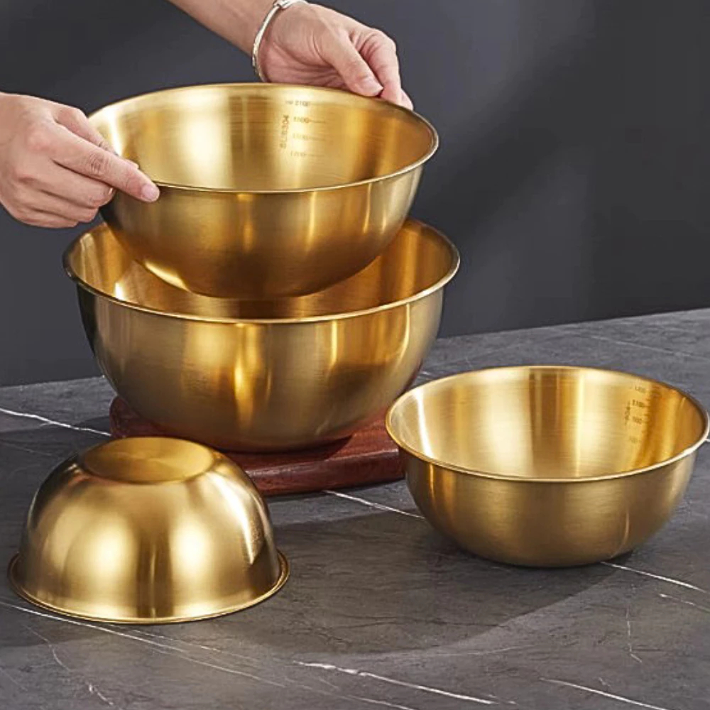 Sét 3 bát trộn bột, tô đựng thực phẩm, thau trộn salad ướp thịt tô đựng cơm canh,chất liệu inox sus