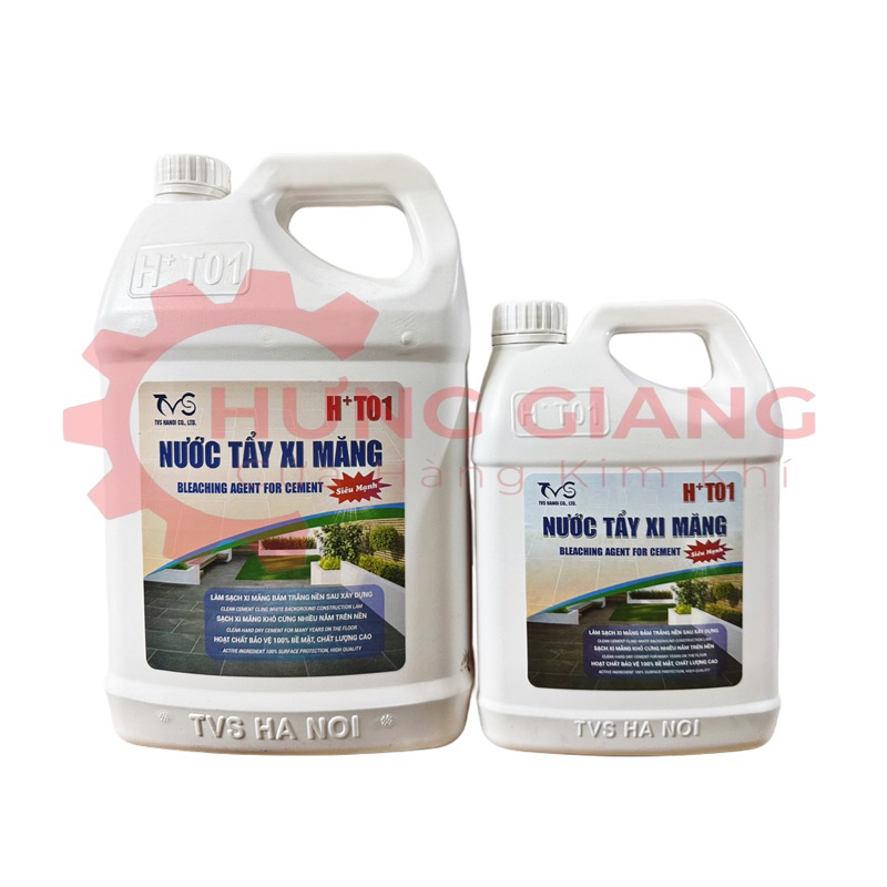 [CHÍNH HÃNG 100%] Chất Tẩy Xi Măng HT01 Tẩy Mạnh Cực Hiệu Quả Tặng Cọ