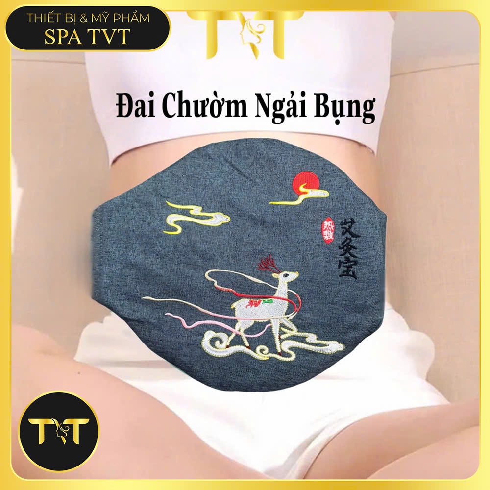 CHÍNH HÃNG ĐAI BỤNG NGẢI TVT , ĐAI CHƯỜM BỤNG NGẢI CỨU LÀM ẤM , THƯ GIÃN