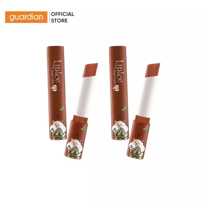 Combo 2 Son Dưỡng Giúp Giữ Ẩm Môi Lipice Sheer Color Q Choco Mint Hương Chocolate Bạc Hà 2,4Gr