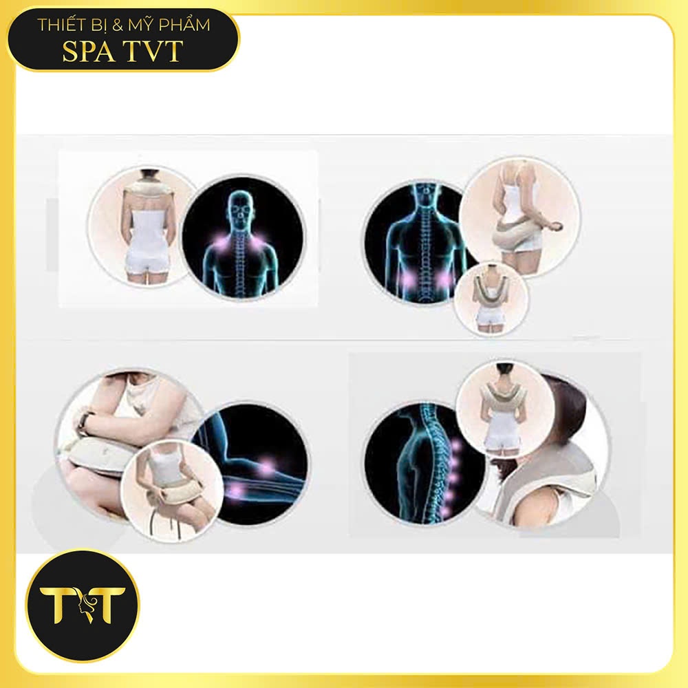Đai Massage Cổ Vai Gáy – Đấm Thư Giãn, Hỗ Trợ Giảm Đau Mỏi, Tăng Tuần Hoàn Máu