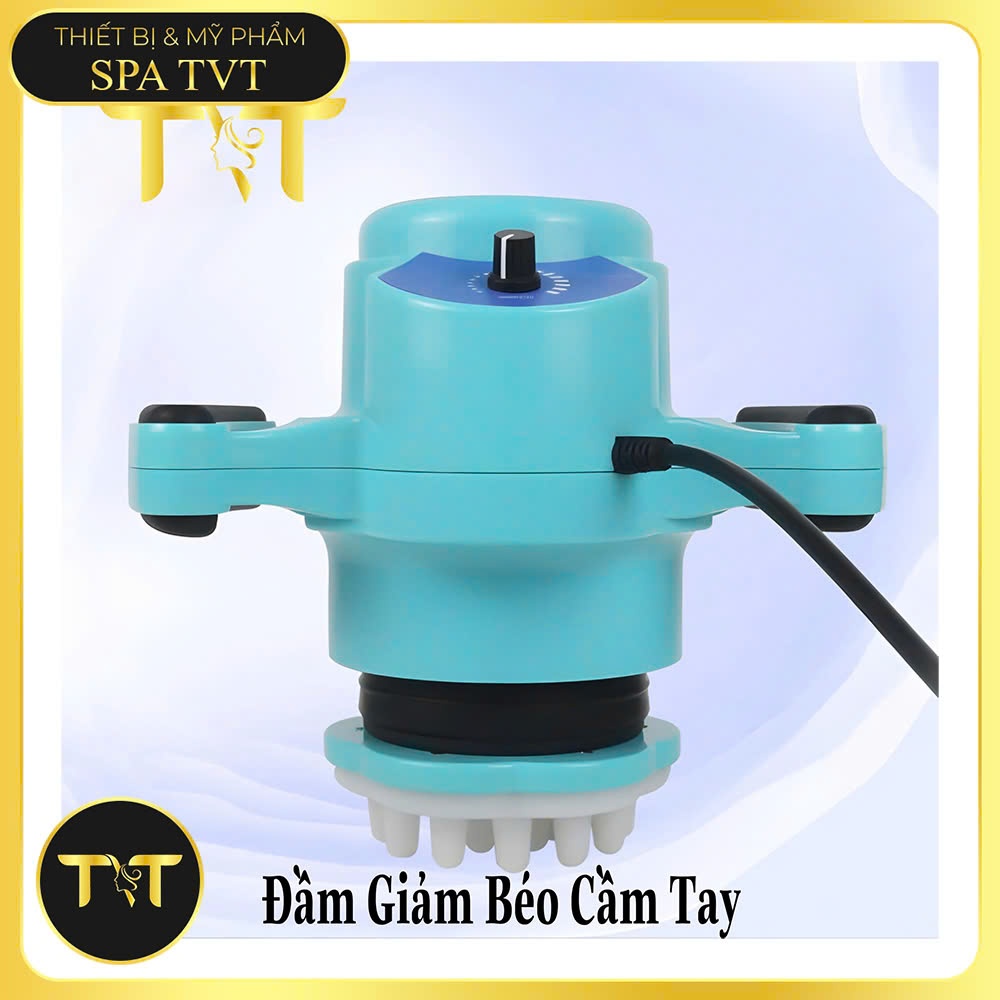 Đầm Rung MINI GX Xanh (G5 mini) Giảm Béo Body, Đánh Tan Mỡ Bụng Đùi Bắp Tay, Massage Thư Giãn
