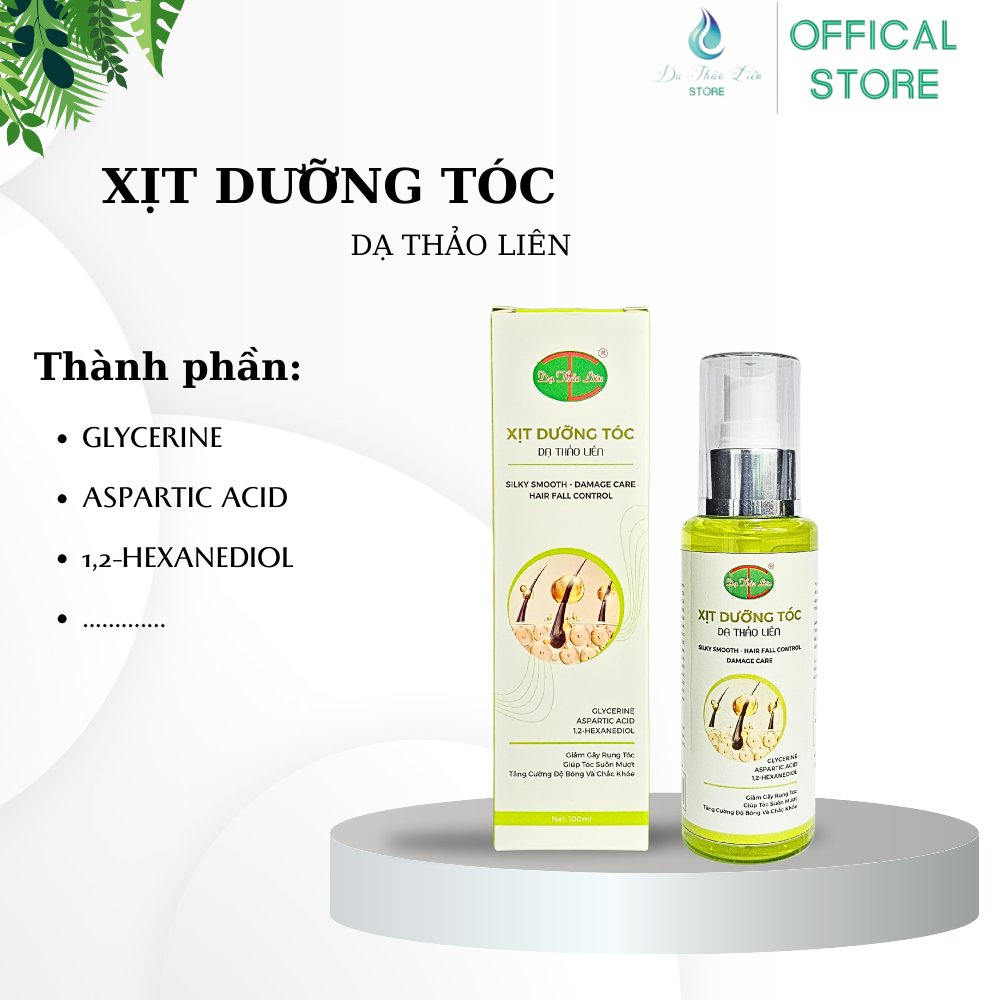Ảnh Xịt dưỡng tóc Dạ Thảo Liên nuỗi dưỡng tóc chắc khỏe dung tích 100ml 2