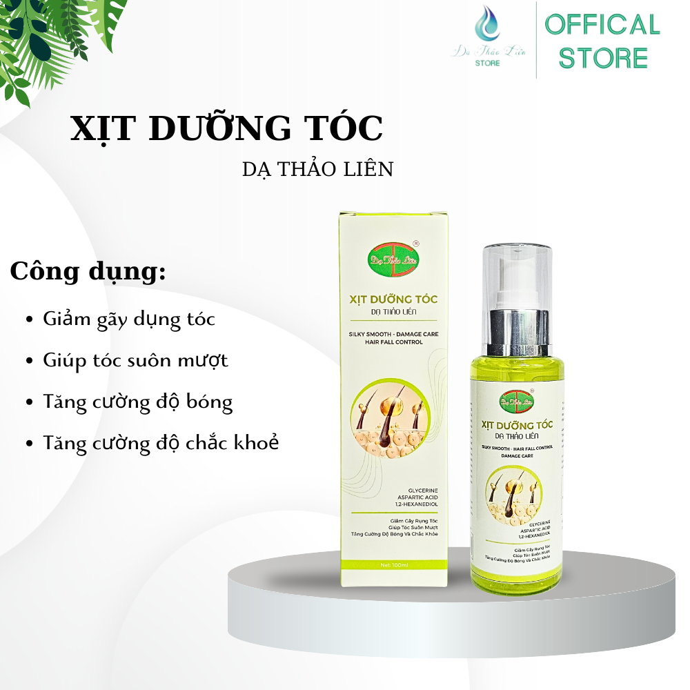Ảnh Xịt dưỡng tóc Dạ Thảo Liên nuỗi dưỡng tóc chắc khỏe dung tích 100ml 1