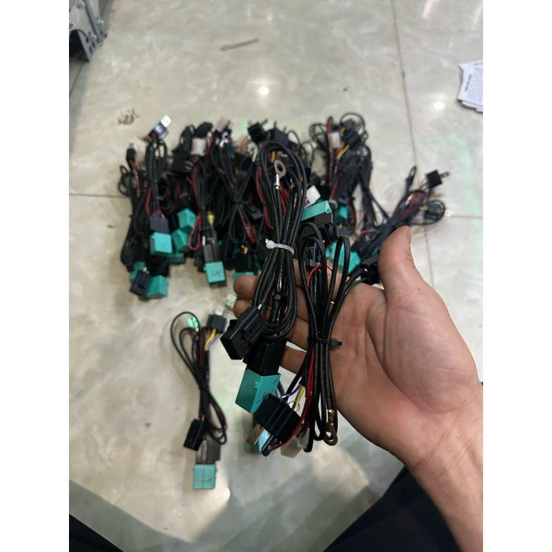 Dây Nguồn Bi Cầu H4 Lắp Bi Cầu , Wave , Vision