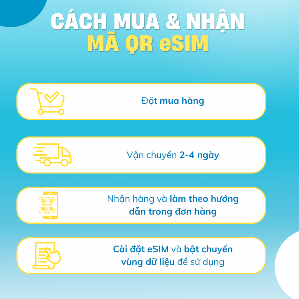 eSIM Singapore Malaysia, sim Singapore cài đặt nhanh bằng mã QR, sim Malaysia data tốc độ cao