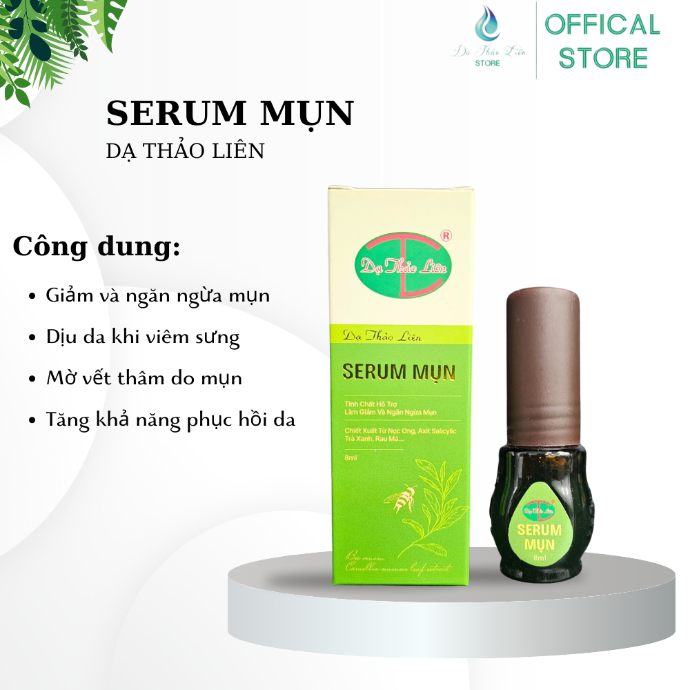 Ảnh Serum Mụn Dạ Thảo Liên giảm mụn thâm, ngăn ngừa mụn - 8ml 2