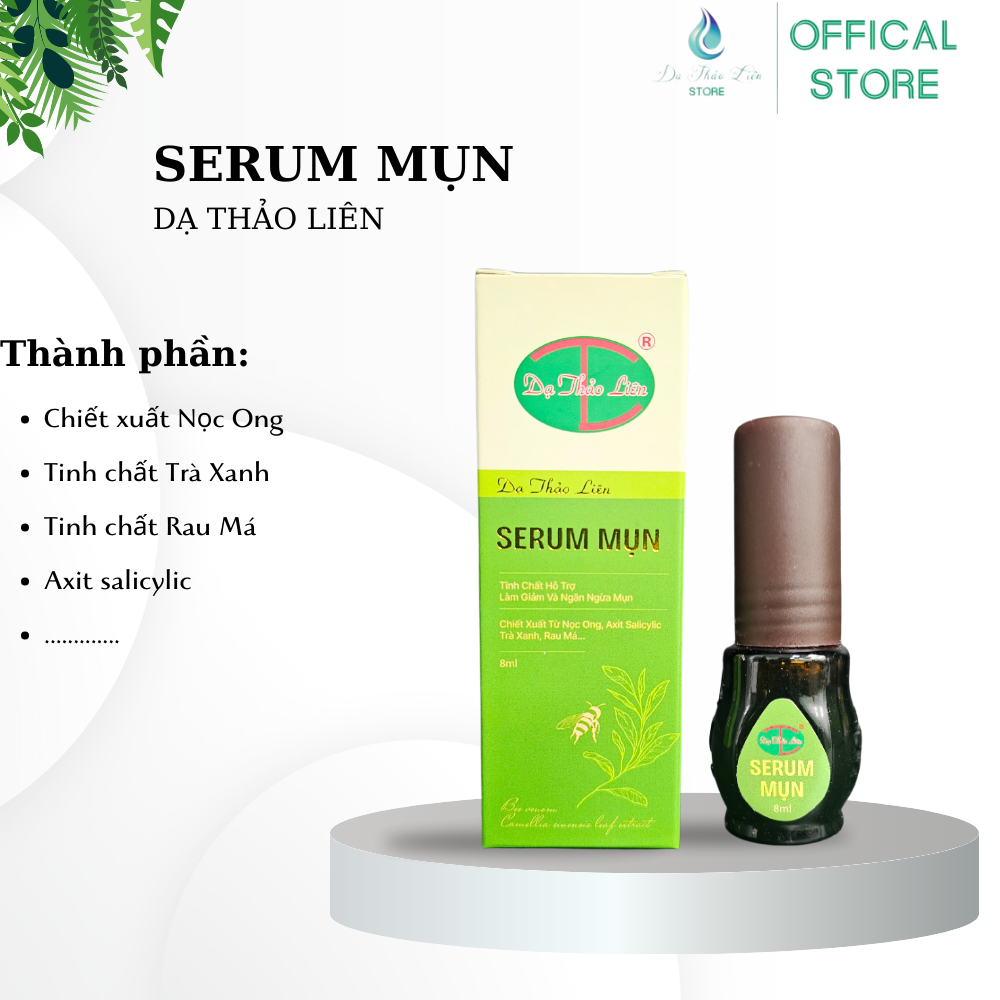 Ảnh Serum Mụn Dạ Thảo Liên giảm mụn thâm, ngăn ngừa mụn - 8ml 1
