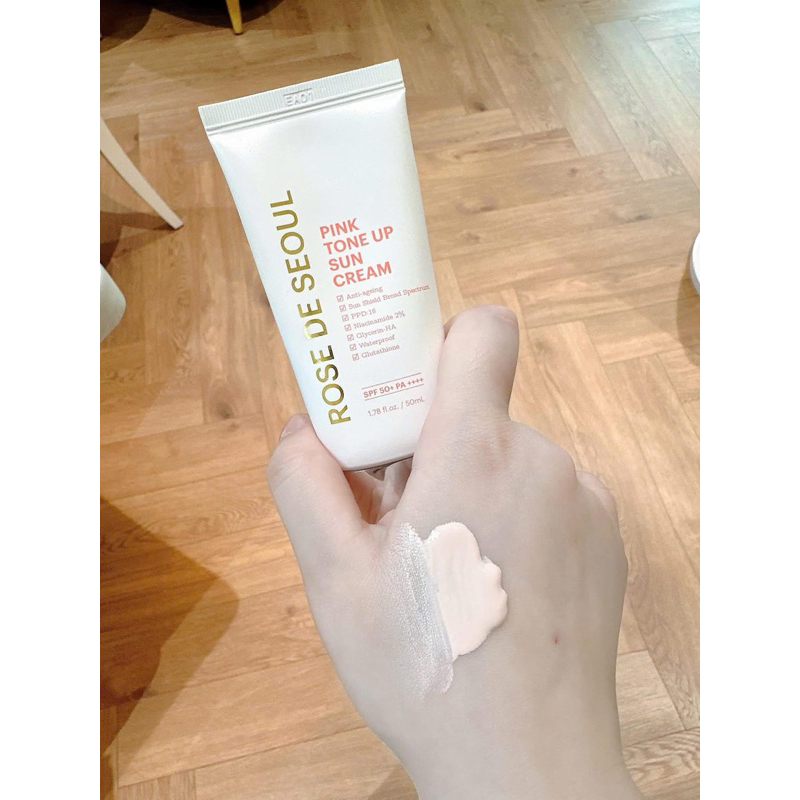 Kem chống nắng rose de seoul pink tone up sun cream 50ml – hạn 2028 Hàn Quốc  IS464
