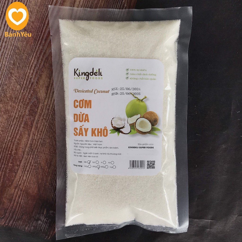 Cơm Dừa Sấy Khô làm bánh loại 1
