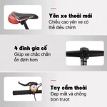 Xe đạp địa hình cho trẻ em  bánh xe 20 inch  khung nhôm  xe đạp quà tặng cho trẻ em  xe đạp đi học — ảnh 4