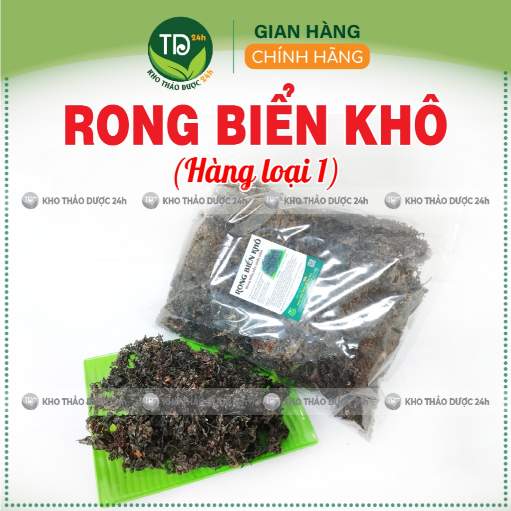 [500g] Rong biển khô (rong mơ, rong đen), nguyên liệu nấu nước sâm ...