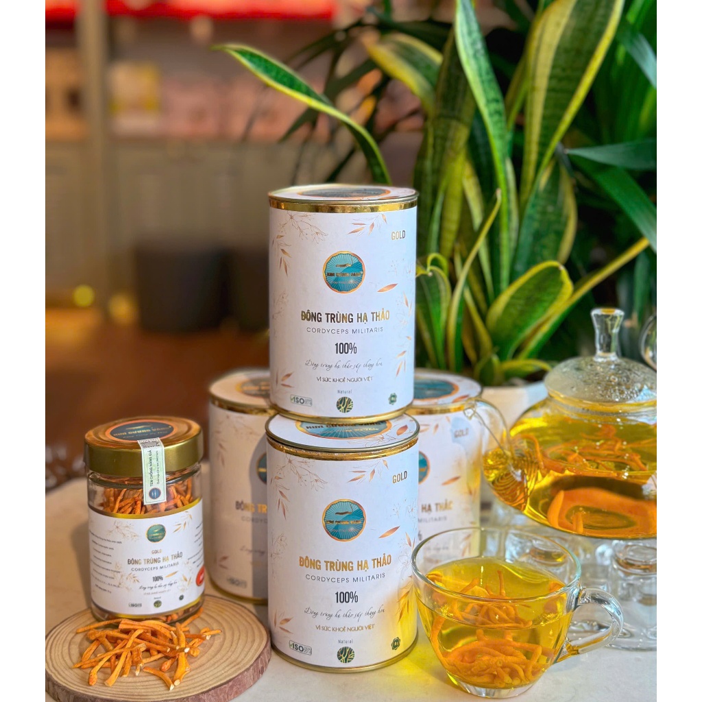 Ảnh Combo 5 Hộp Đông Trùng Hạ Thảo GOLD Kim Cương Vàng Tăng Đề Kháng Bảo Vệ Sức Khỏe combo 5 hộp/50gram 4