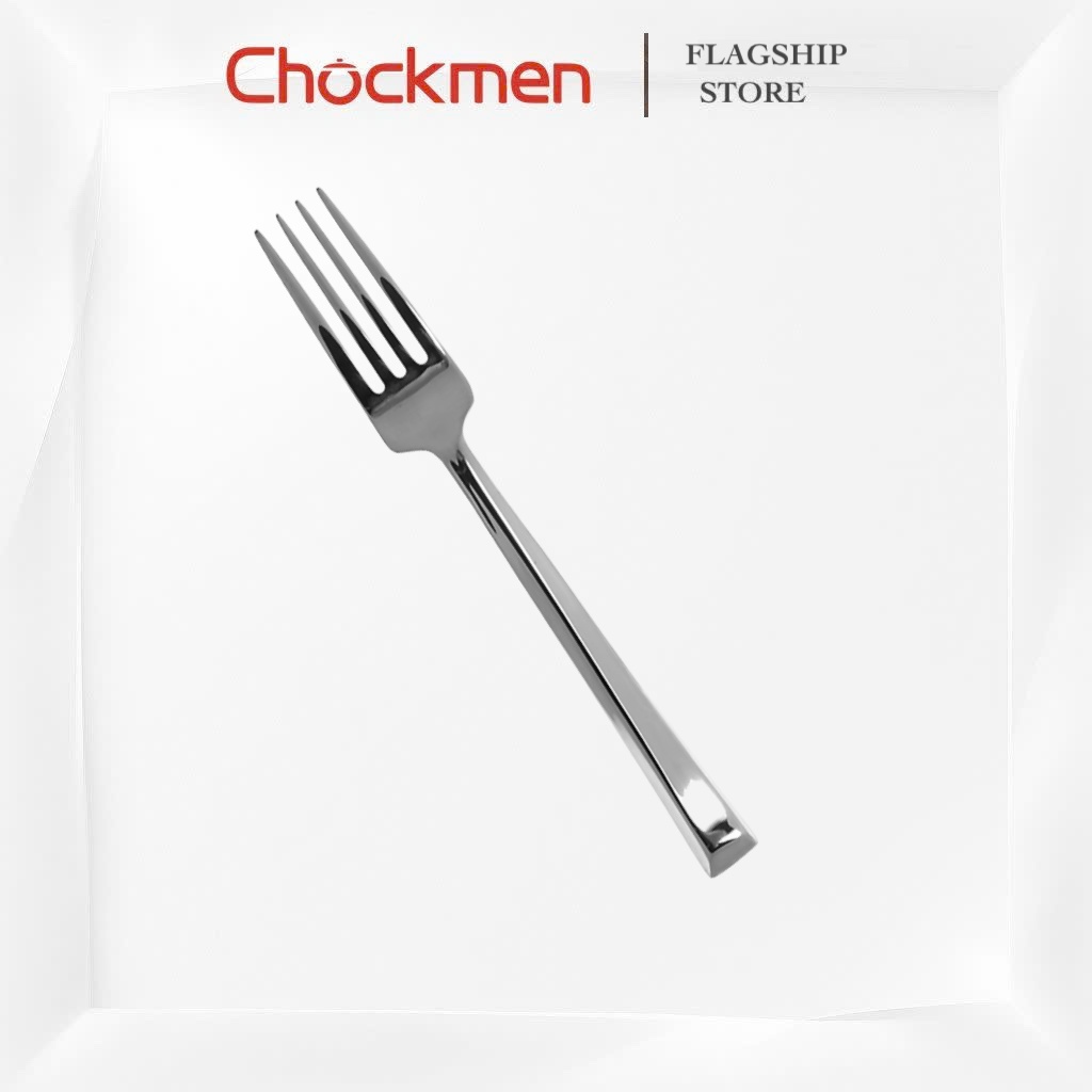 Dĩa Chia Phần CHOCKMEN Inox 18/10 Cực Dày Sang Trọng Nĩa To Chia Đồ Dĩa BBQ Dĩa Ăn Thìa Dĩa Bàn Ăn