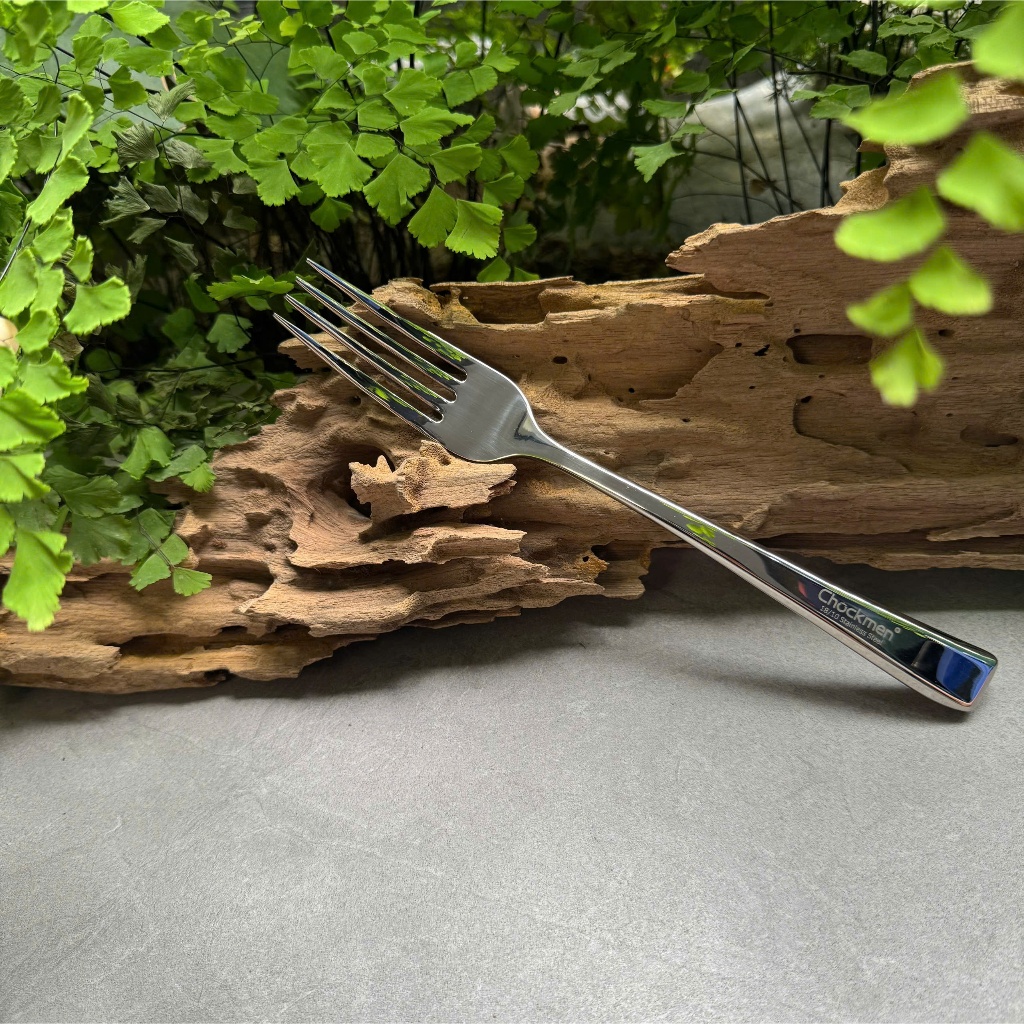 Dĩa Chia Phần CHOCKMEN Inox 18/10 Cực Dày Sang Trọng Nĩa To Chia Đồ Dĩa BBQ Dĩa Ăn Thìa Dĩa Bàn Ăn