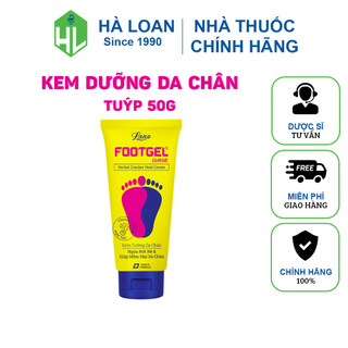 Kem dưỡng da chân Footgel Lana - Chống và ngừa nứt nẻ gót chân, làm mềm mại da chân (Tuýp 50g)