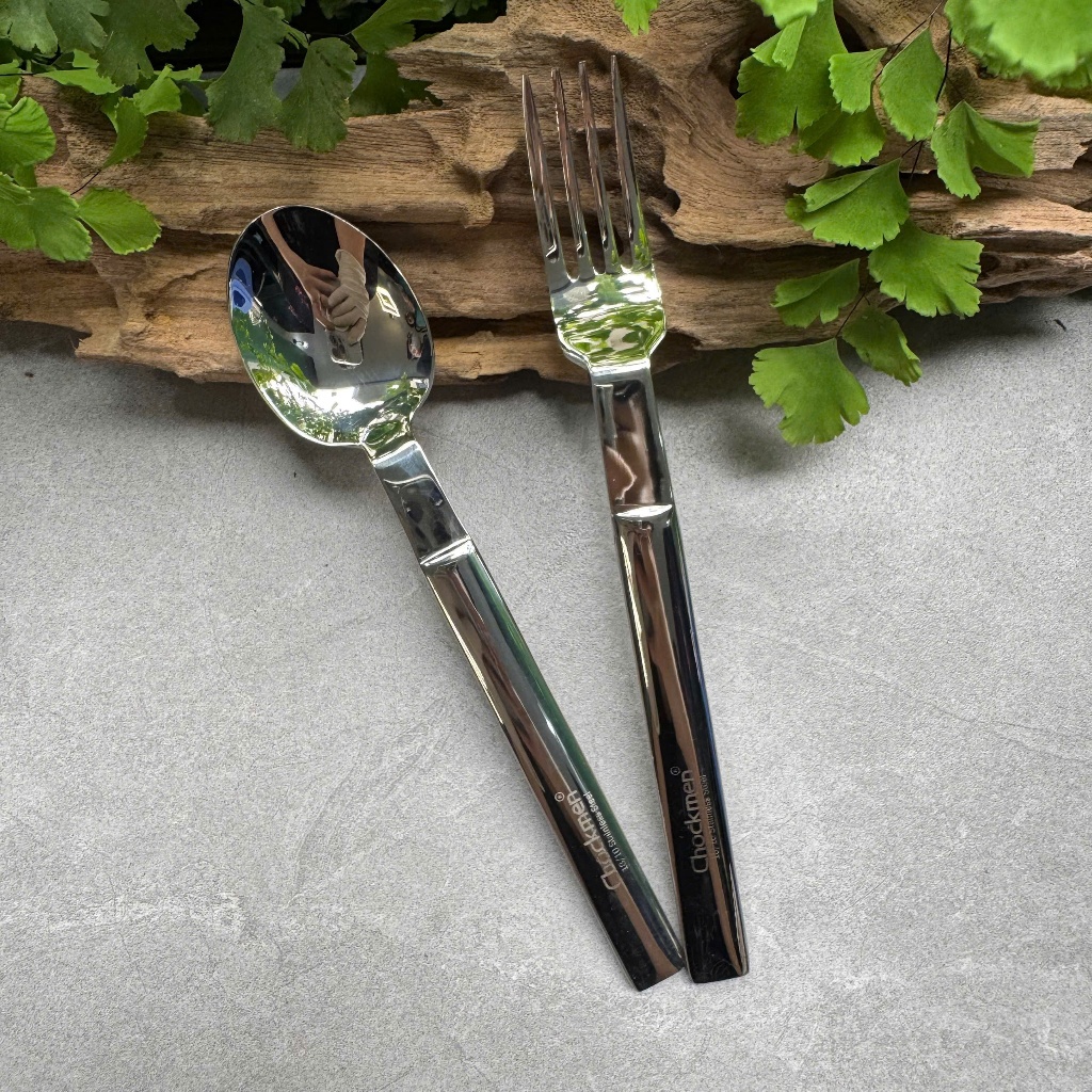 Set Thìa Dĩa CHOCKMEN Inox 18/10 Cao Cấp Xuất Đức Thìa Cơm Dĩa Inox Set Đồ Tây Bộ Đồ Bàn Ăn Đồ Bếp Dày Dặn Sáng Bóng