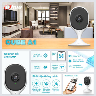 Camera IP Wifi DAHUA DH-C3A  / C5A Đế Từ Tính Nam Châm Dính Bề Mặt Kim Loại Tiện Lợi