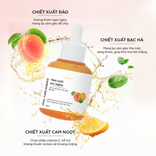 Tinh Chất Súc Miệng Trắng Răng ENADE (30ml) - Răng Trắng Miệng Thơm, Sạch Mảng Bám, Cho Hơi Thở Thơm Mát
